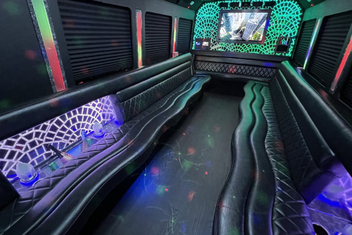 Salt Lake City Limo Bus Interior