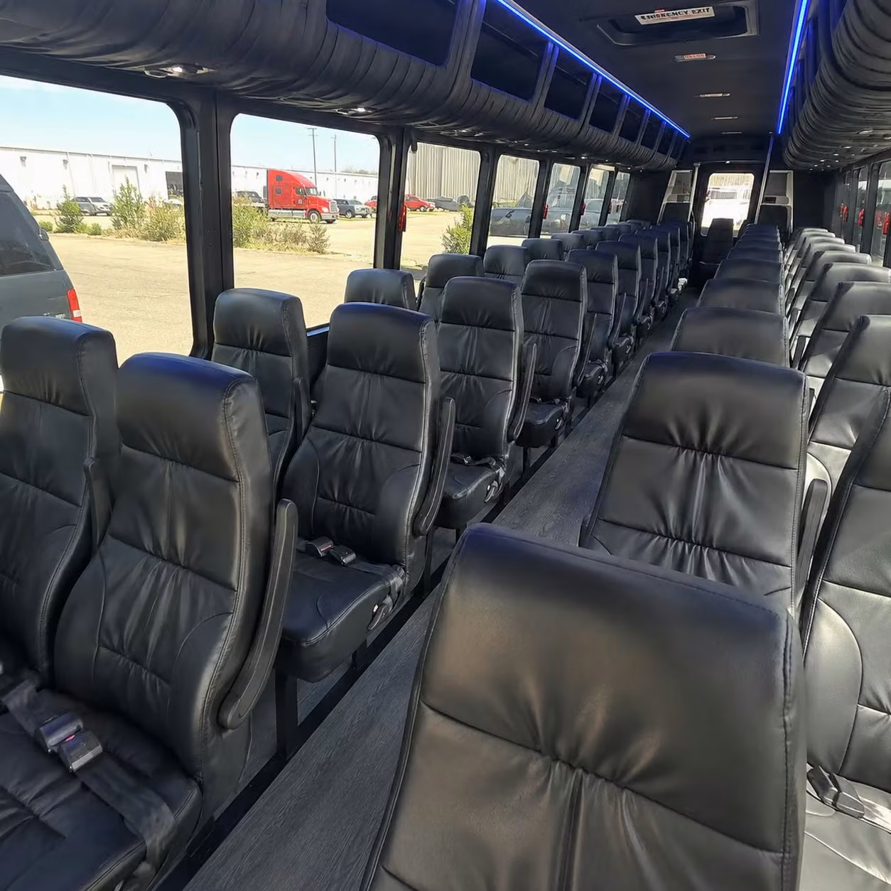25 passenger minibus inside
