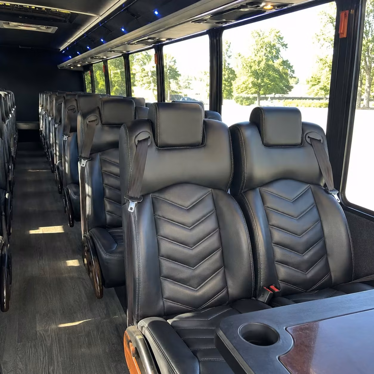 30 passenger minibus interior