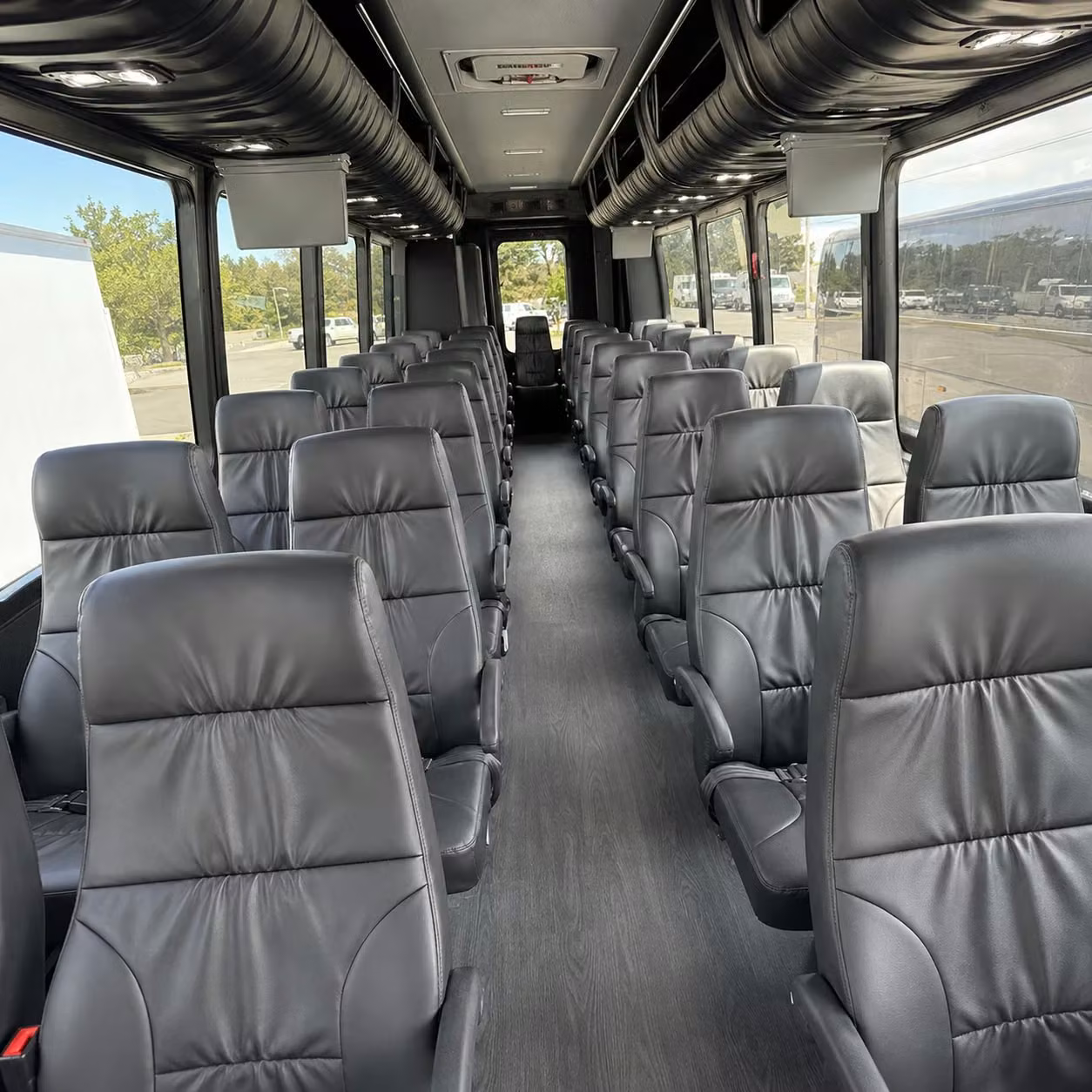 35 passenger minibus interior