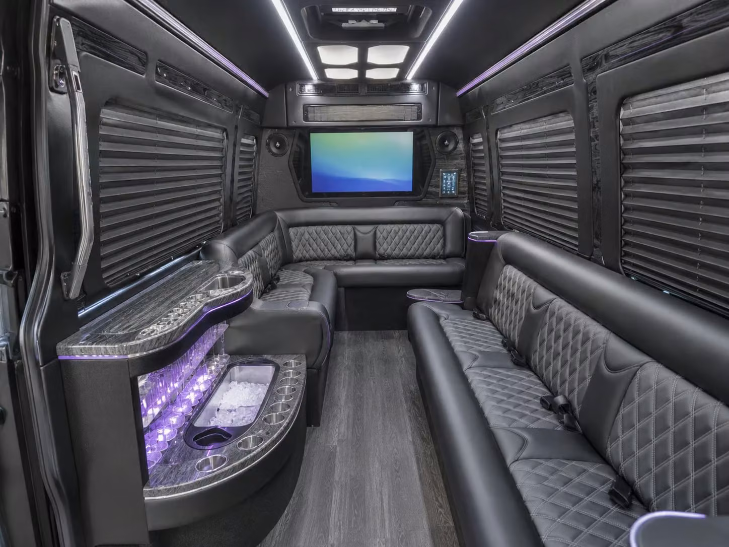 corporate event and conference shuttle buses in salt lake city