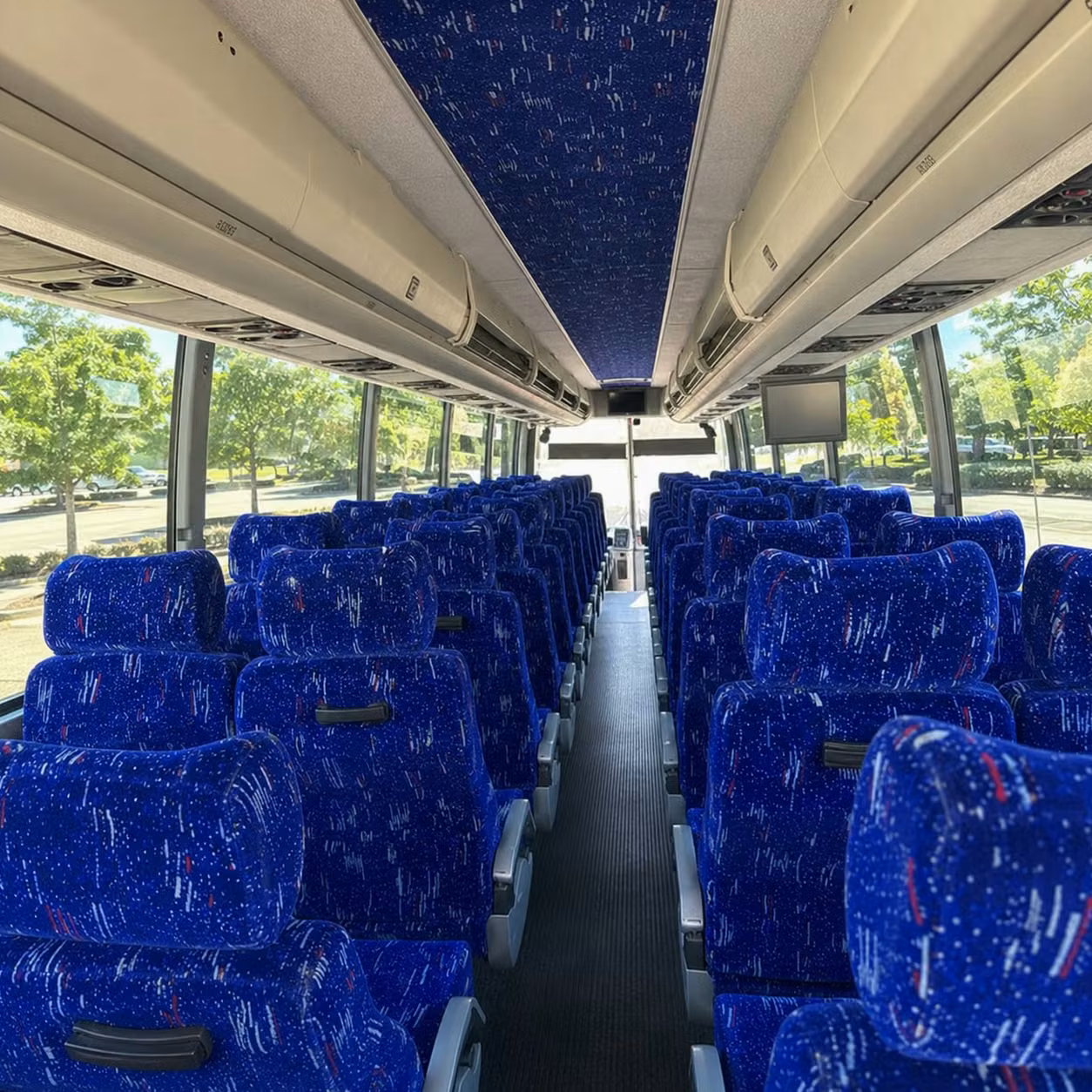 salt lake city charter bus interior